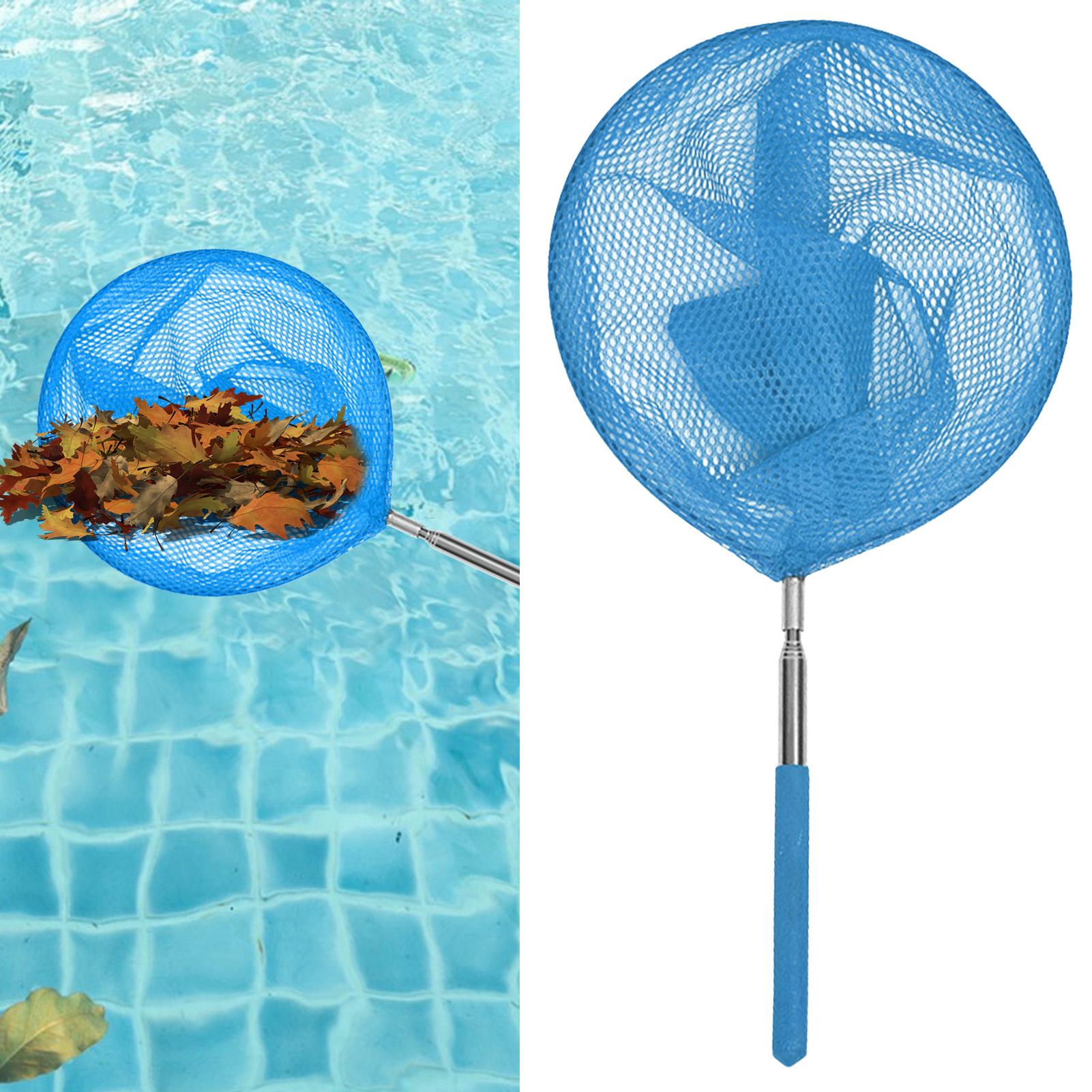 Aquarium Fish Net - Jaring pembersih kolam renang teleskopik baja