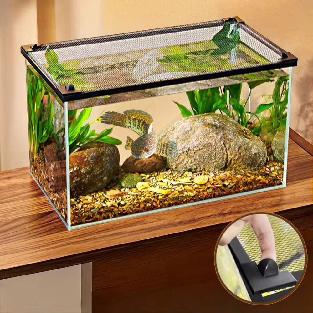 Aquarium Fish Net - Penutup Tutup Tangki Ikan Magnetik Kokoh