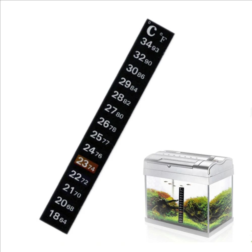 Aquarium Thermometer - 5 Buah/10 Buah Stiker Termometer Perubahan