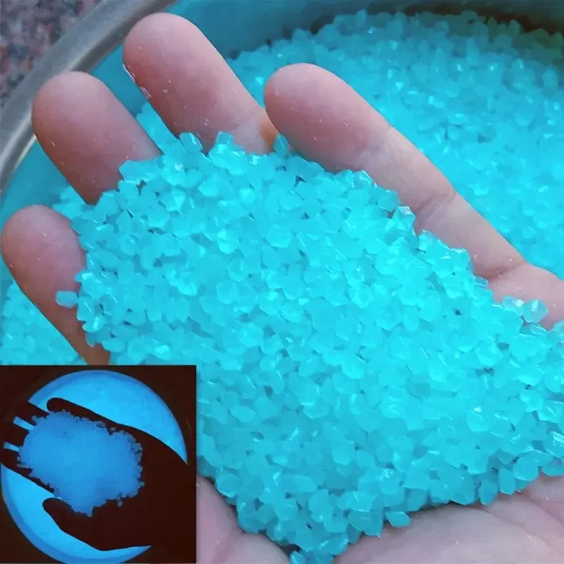 Aquarium Fish Saltwater - 1000 buah 3-5mm pasir bercahaya dalam