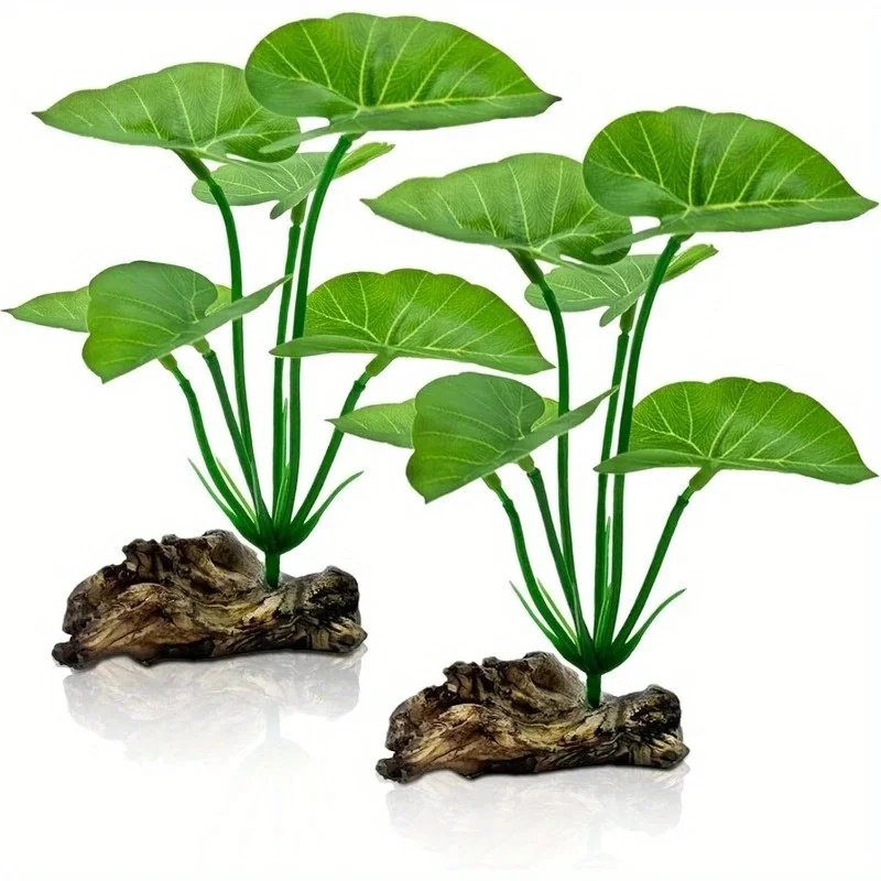 Aquarium Fish Low Maintenance - 1 buah Tanaman Akuarium Buatan Daun