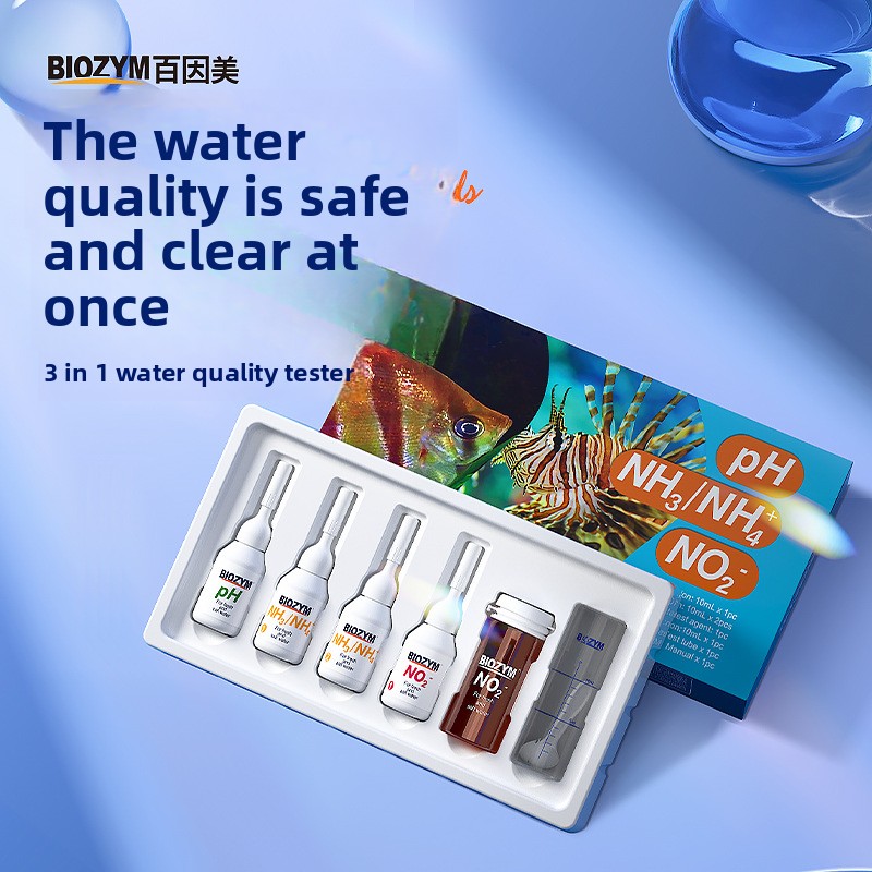 Aquarium Fish Saltwater - Kit Uji Akuarium BIOZYM-Penguji Kualitas Air