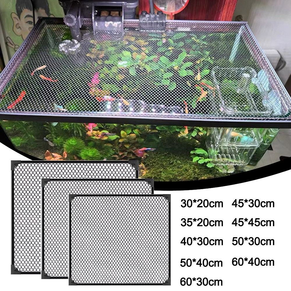 Aquarium Fish Net - Penutup Tutup Tangki Ikan Magnetik Tahan
