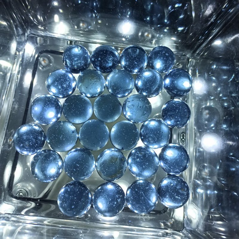 Aquarium Fish Saltwater - Manik-manik Kaca Berwarna 14/16/17mm untuk Vas,