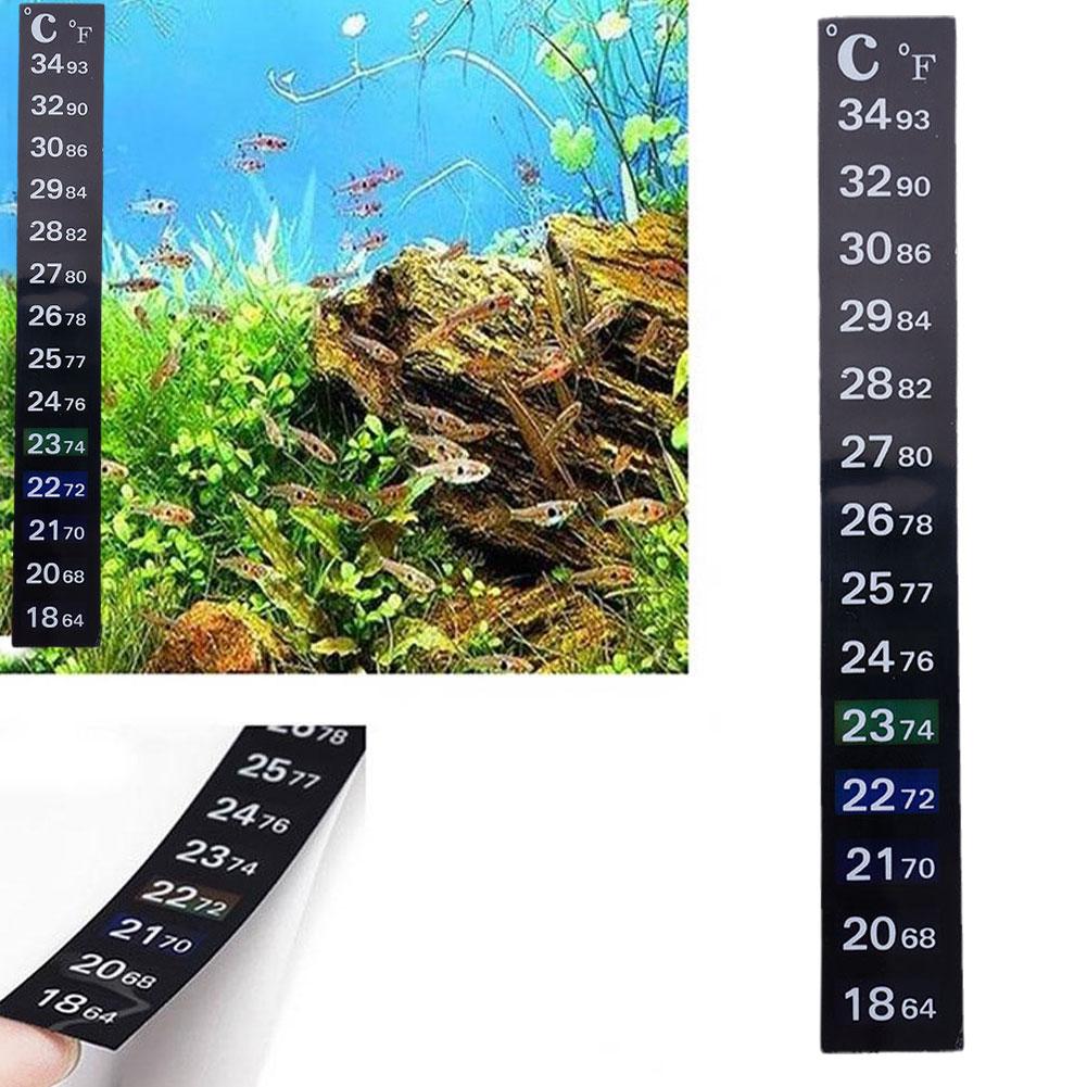 Aquarium Thermometer - Akuarium Digital, stiker tangki ikan pengukur