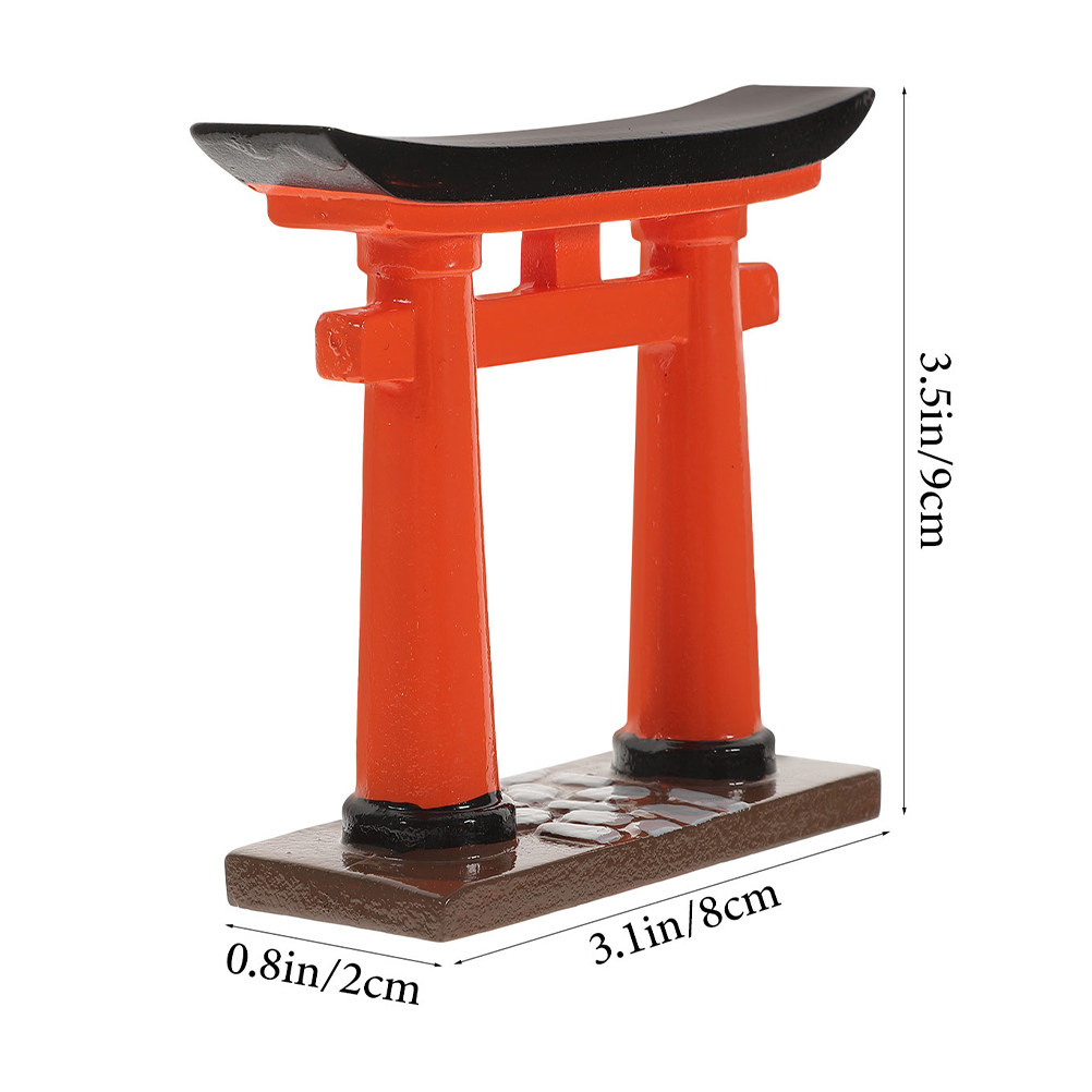 2 Buah Dekorasi Resin Gerbang  - Aquarium Fish Japanese ulasan dan harga