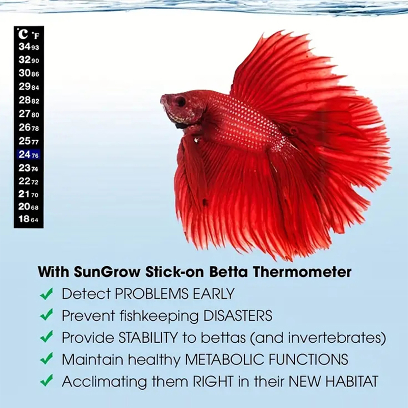 Stiker suhu tangki ikan akuari - Aquarium Thermometer ulasan dan harga