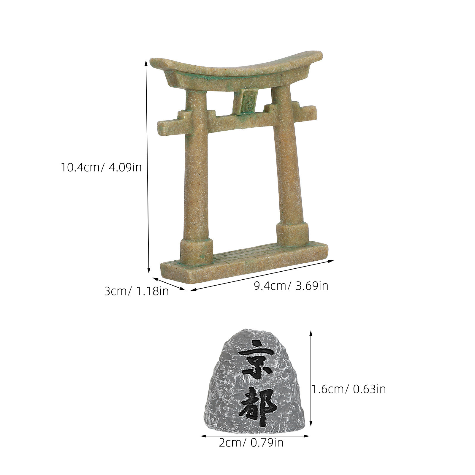 Ornamen Pagar Torii Jepang Min - Aquarium Fish Japanese ulasan dan harga
