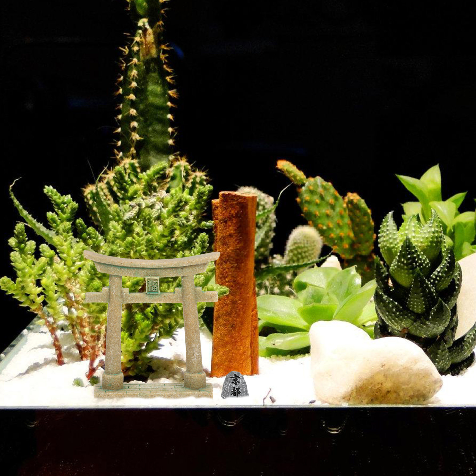 Ornamen Pagar Torii Jepang Min - Aquarium Fish Japanese ulasan dan harga
