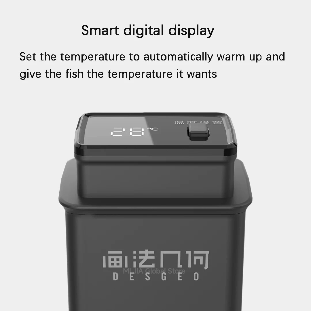 DESGEO 50W Pemanas Akuarium Pi - Xiaomi Aquarium Fish Tank ulasan dan harga