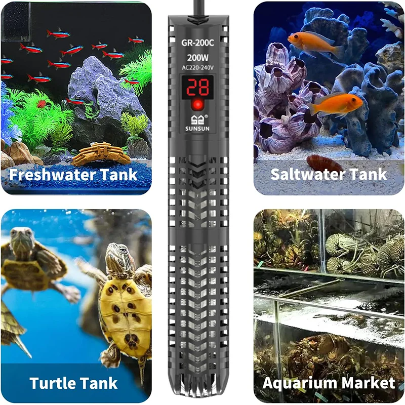 Pemanas Akuarium Digital untuk - Aquarium Thermometer ulasan dan harga