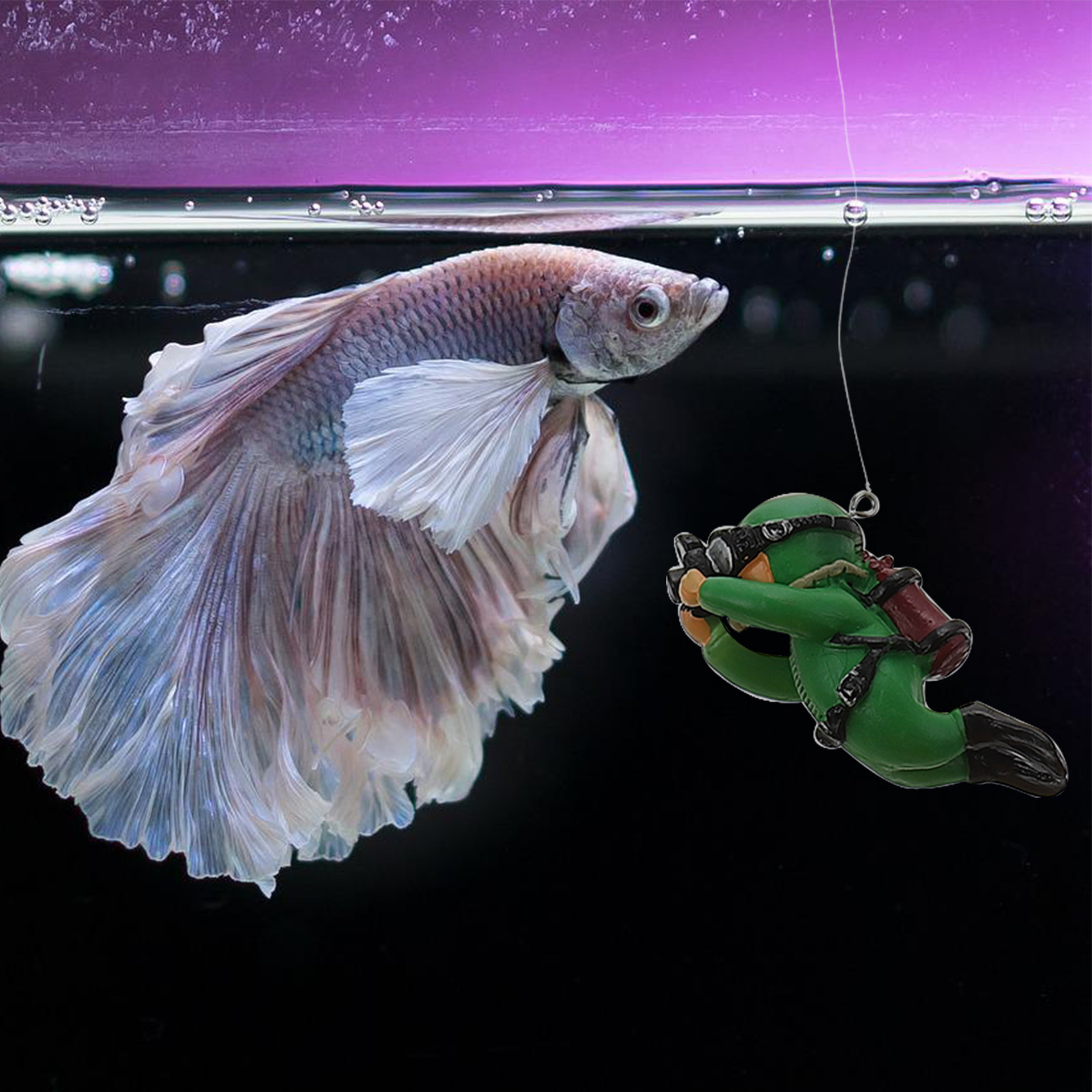 Dekorasi Penyelam Mengambang u - Aquarium Fish Low Maintenance ulasan dan harga