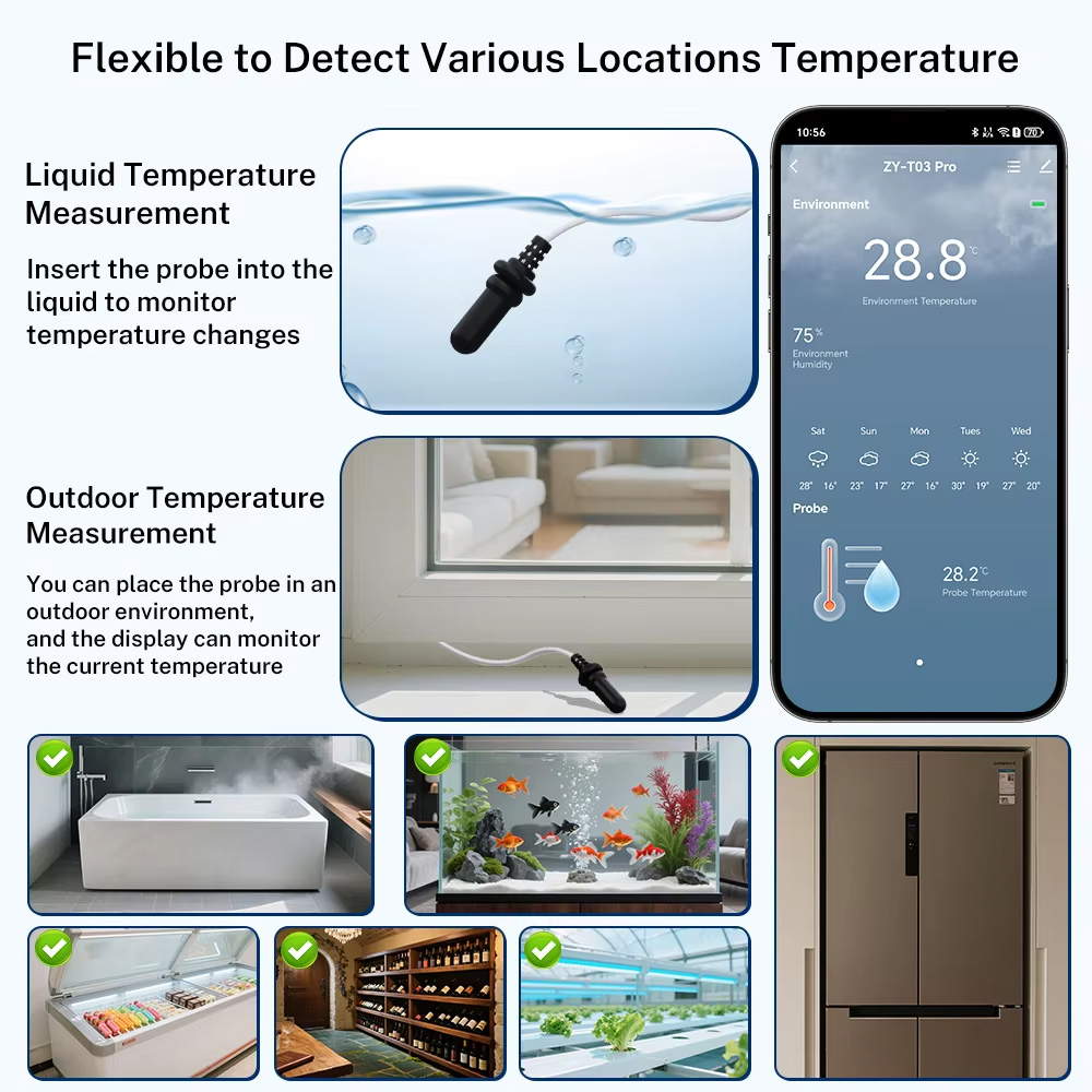 Sensor Suhu Kelembaban Ekstern - Aquarium Thermometer ulasan dan harga