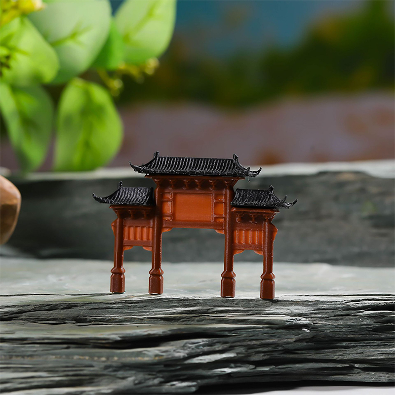 Patung Gerbang Mini Model Bang - Aquarium Fish Japanese ulasan dan harga