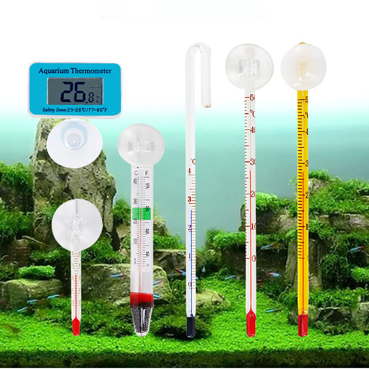 Aquarium Ikan Tank Submersible - Aquarium Thermometer ulasan dan harga