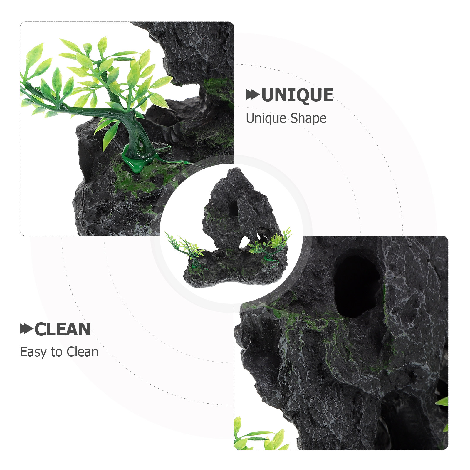 Dekorasi Akuarium Gunung Resin - Aquarium Fish Japanese ulasan dan harga