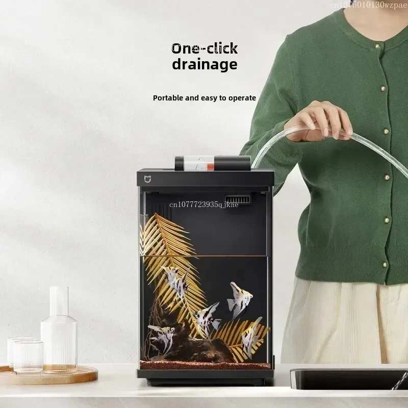 XIAOMI MIJIA Akuarium Meja Pin - Xiaomi Aquarium Fish Tank ulasan dan harga