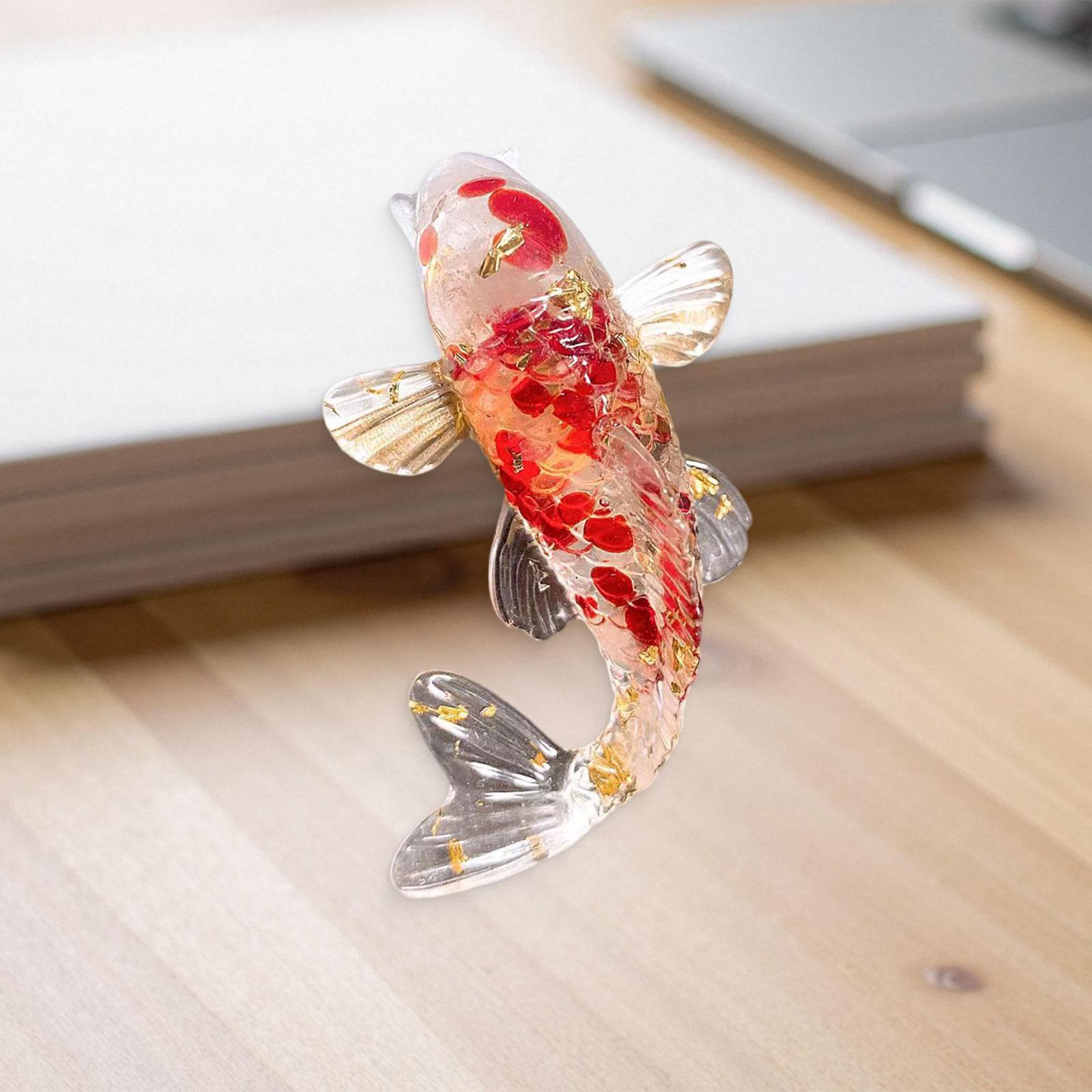 Patung Ikan Koi Realistis Figu - Aquarium Fish Japanese ulasan dan harga