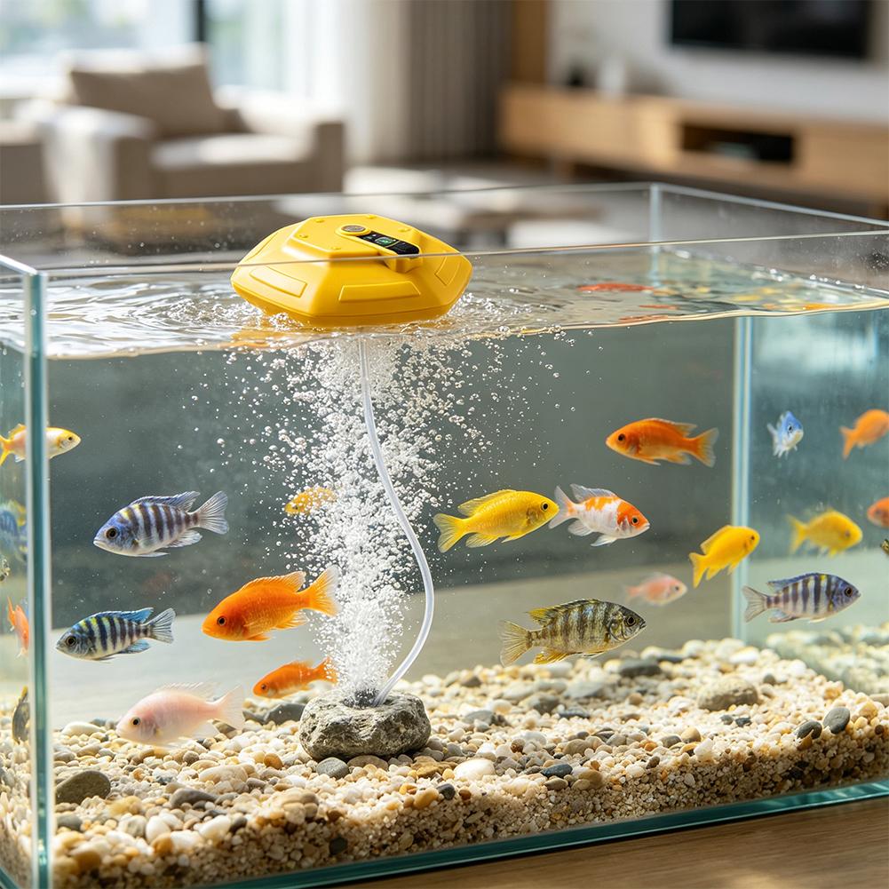 Pompa Oksigen Akuarium Nirkabe - Aquarium Fish Care ulasan dan harga