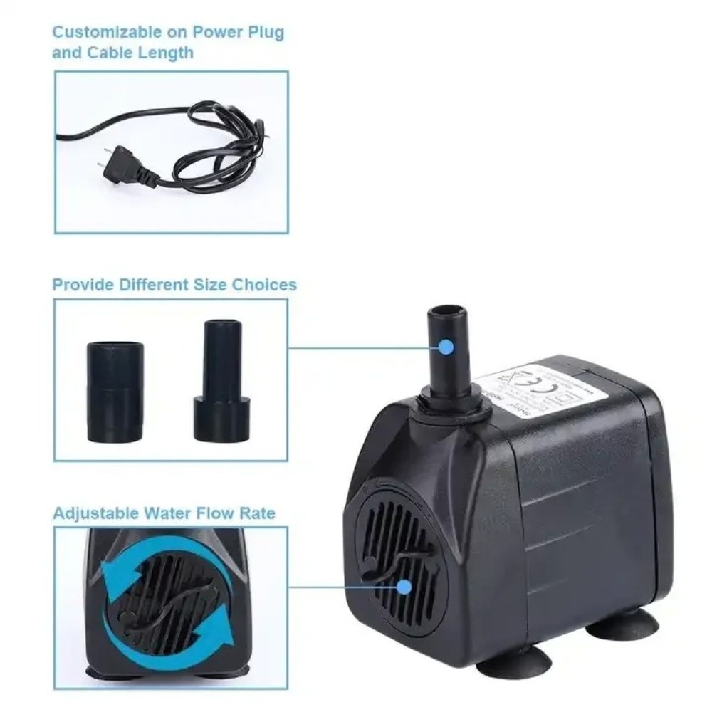 Pompa Air Submersible Hitam Po - Aquarium Fish Care ulasan dan harga