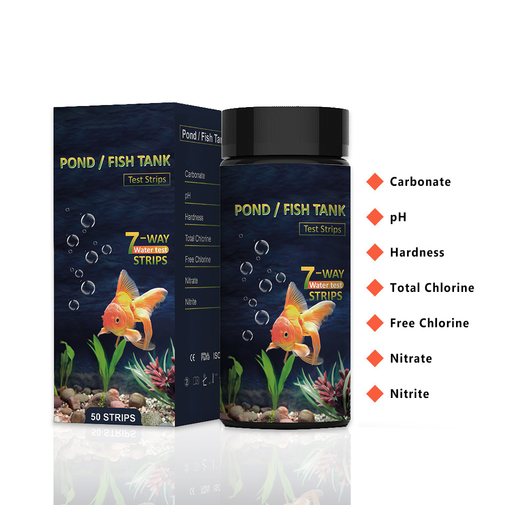 Strip Uji Akuarium 7 In 1, 50  - Aquarium Fish Saltwater ulasan dan harga
