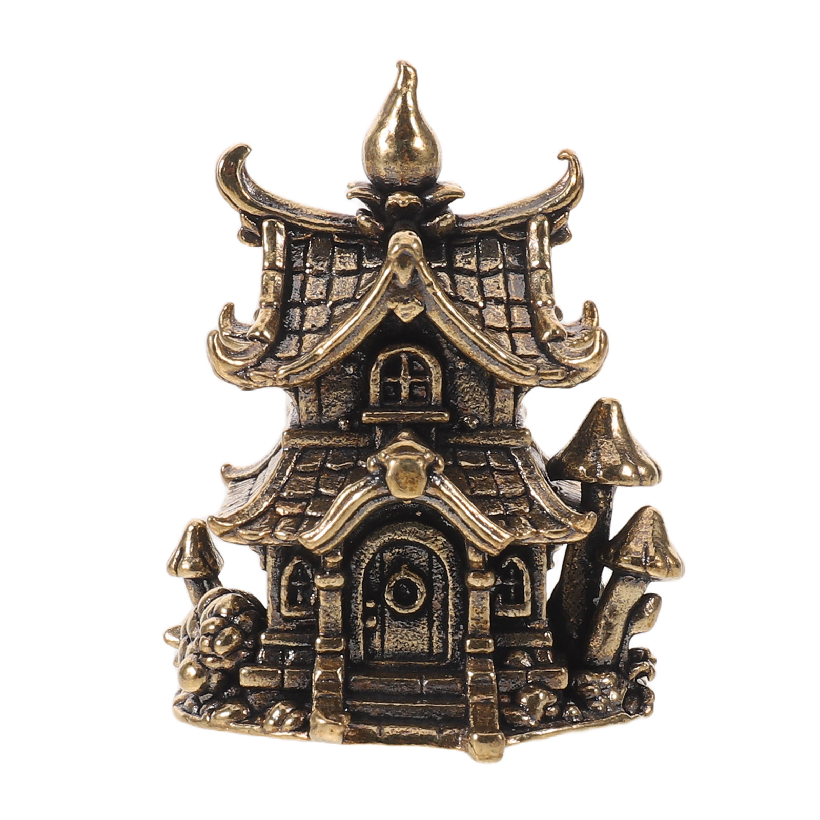 Ornamen Pagoda Jepang Kecil da - Aquarium Fish Japanese ulasan dan harga
