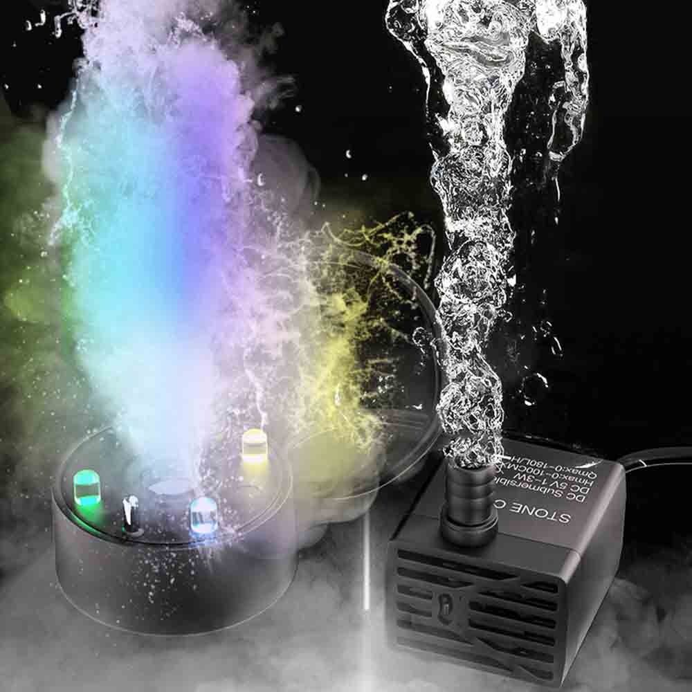 Pembuat Kabut 2-IN-1 Lampu LED - Aquarium Fish Care ulasan dan harga