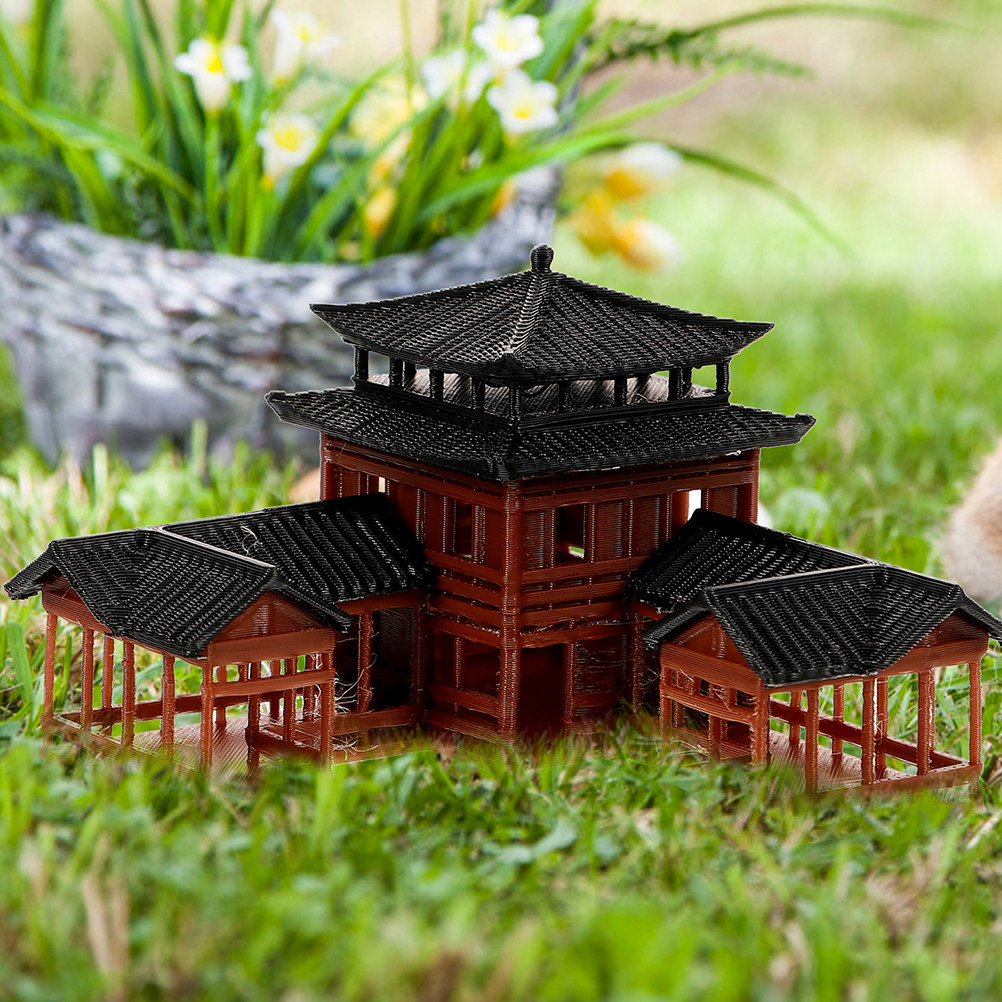 Patung Pagoda Miniatur Menara  - Aquarium Fish Japanese ulasan dan harga