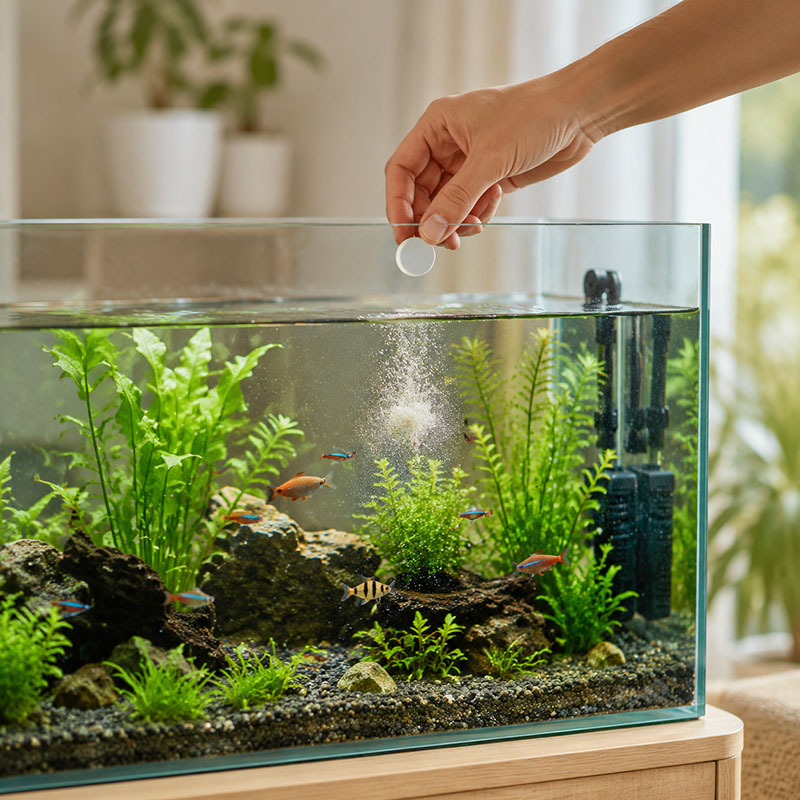 Tablet Penghilang Alga Akuariu - Aquarium Fish Care ulasan dan harga