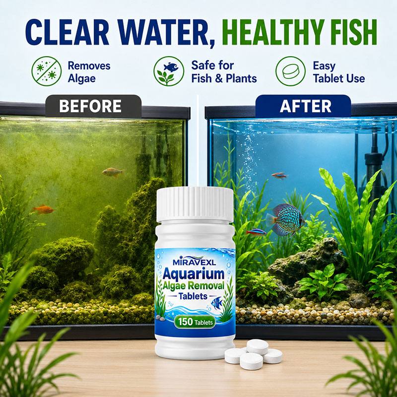 Tablet Penghilang Alga Akuariu - Aquarium Fish Care ulasan dan harga