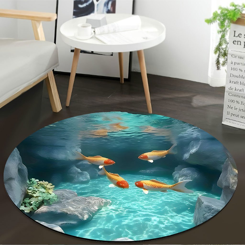Karpet Bulat Kolam Ikan Koi Bu - Aquarium Fish Japanese ulasan dan harga