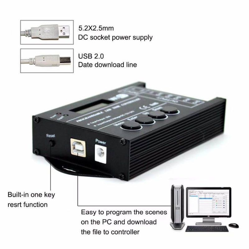 Pengontrol Lampu LED Strip Aku - Aquarium Fish Common ulasan dan harga