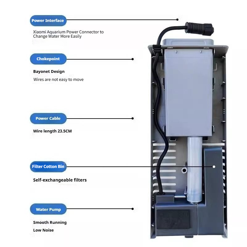 Pompa Air Akuarium untuk Pengg - Xiaomi Aquarium Fish Tank ulasan dan harga