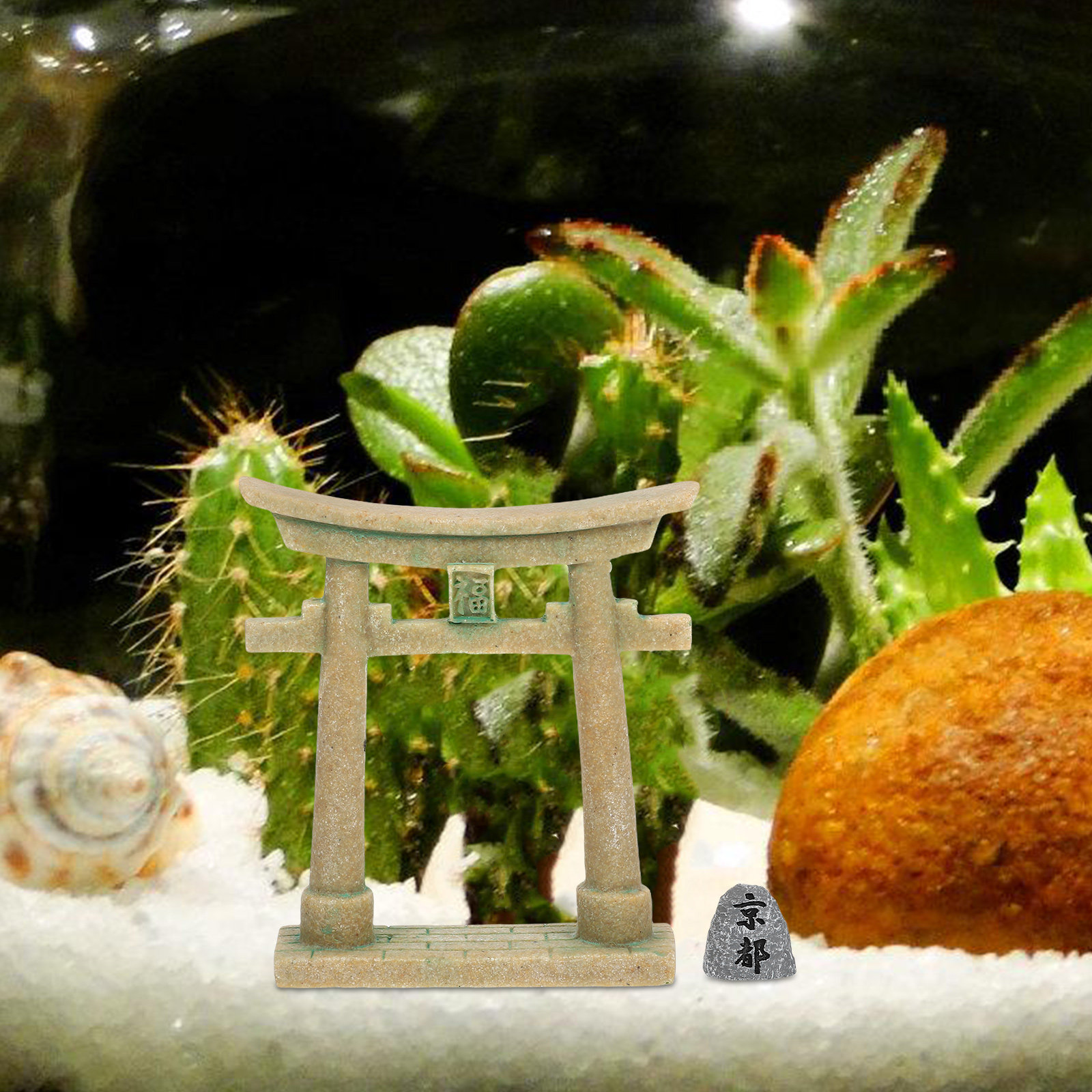 Miniatur Gerbang Torii Jepang, - Aquarium Fish Japanese ulasan dan harga