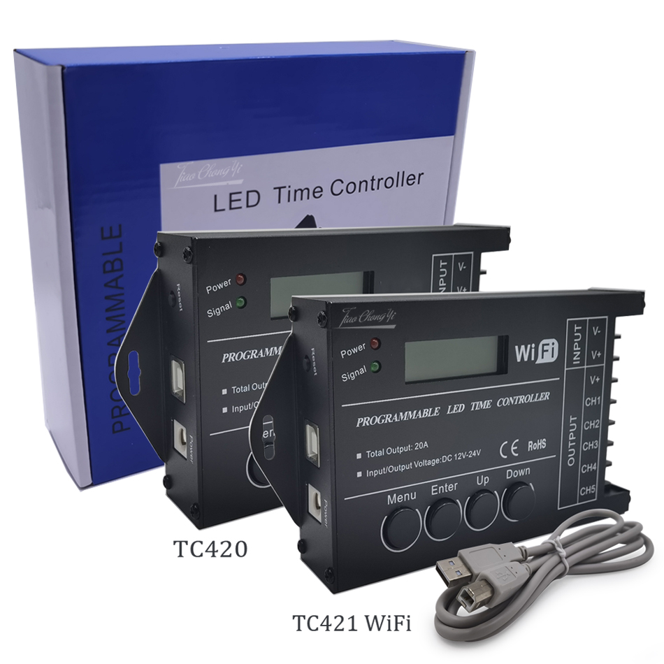 TC420 TC421 WIFI Pengontrol La - Aquarium Fish Common ulasan dan harga
