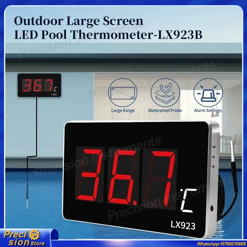 Termometer Kolam Digital Pengu - Aquarium Thermometer ulasan dan harga
